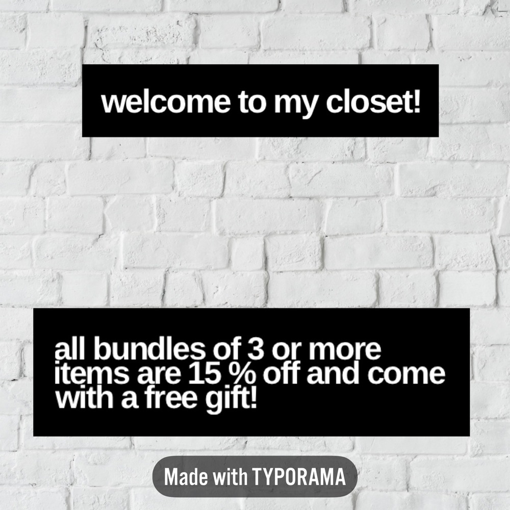 Hello Everyone, Welcome To My Closet 🙂